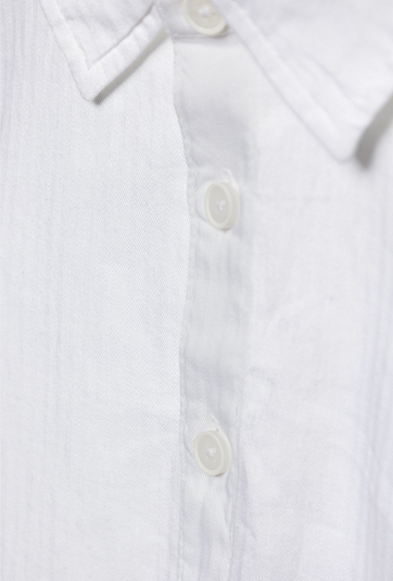 Biała koszula z haftem dla chłopca