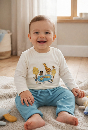 Bluzka niemowlęca z długim rękawem „Mini Park”