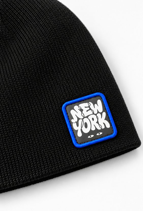 Czapka chłópięca z naszywką NEW YORK