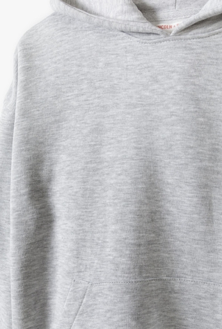 Bluza dresowa z kapturem nierozpinana - basic - Limited Edition