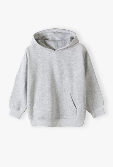 Bluza dresowa z kapturem nierozpinana - basic - Limited Edition