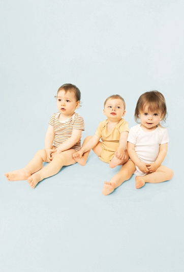 Bawełniane body 3-pak z krótkim rękawem