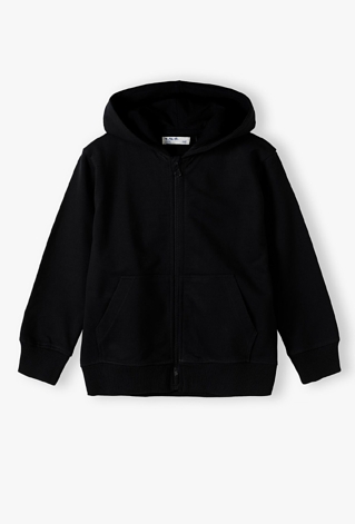 Czarna bluza dresowa z kapturem - basic - 5.10.15.