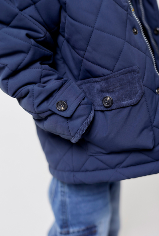 Granatowa pikowana kurtka przejściowa dla chłopca - 5.10.15.