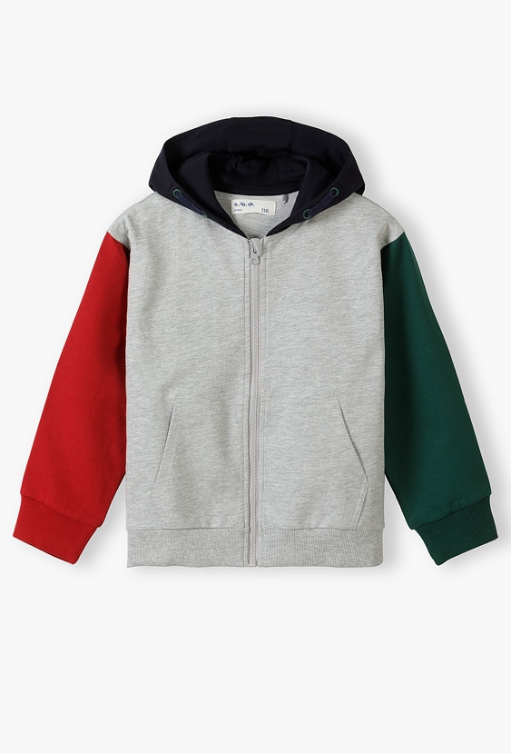 Bluza dresowa chłopięca z kapturem - 5.10.15.