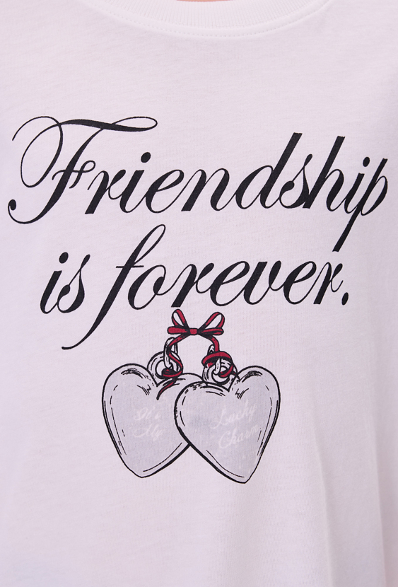 Koszulka dziewczęca z napisem Friendship is Forever