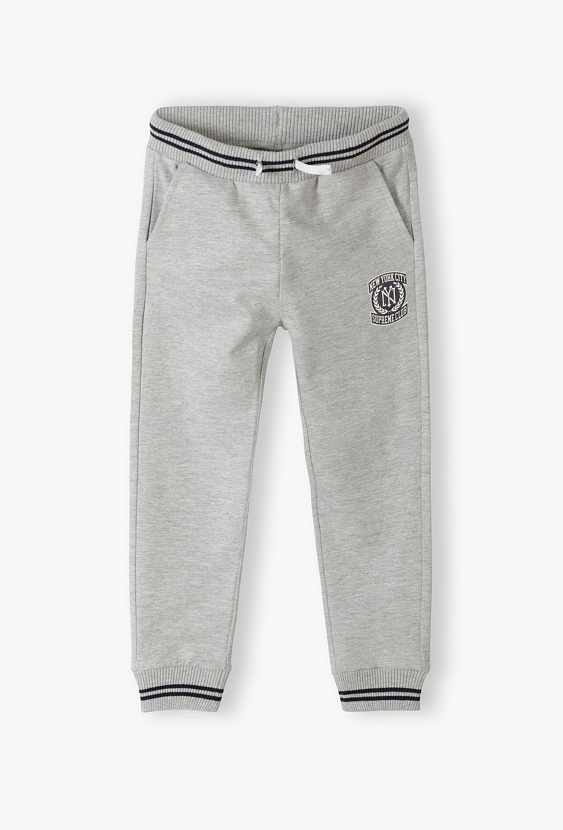 Szare spodnie dresowe dla chłopca - College - 5.10.15.