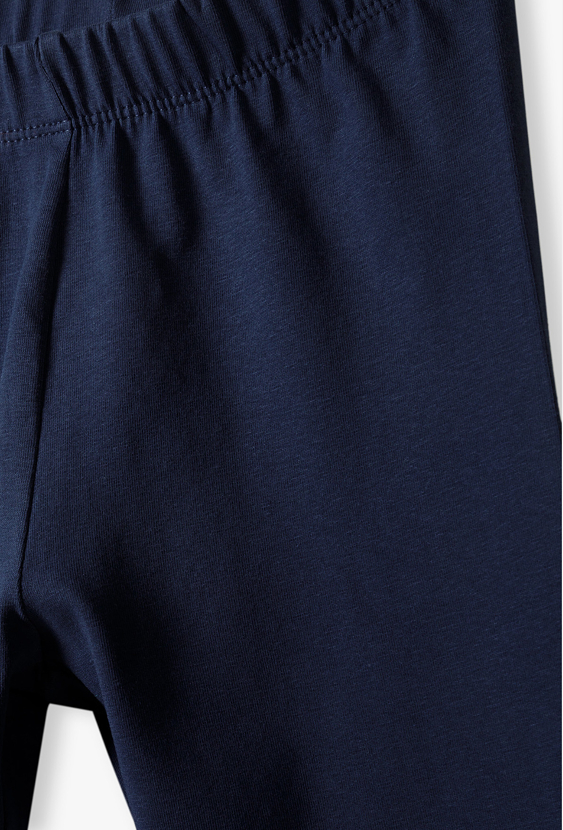 Legginsy dziewczęce typu kolarki – elastyczne getry 1/2