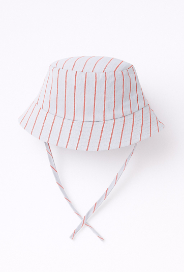 Czapeczka niemowlęca w paski