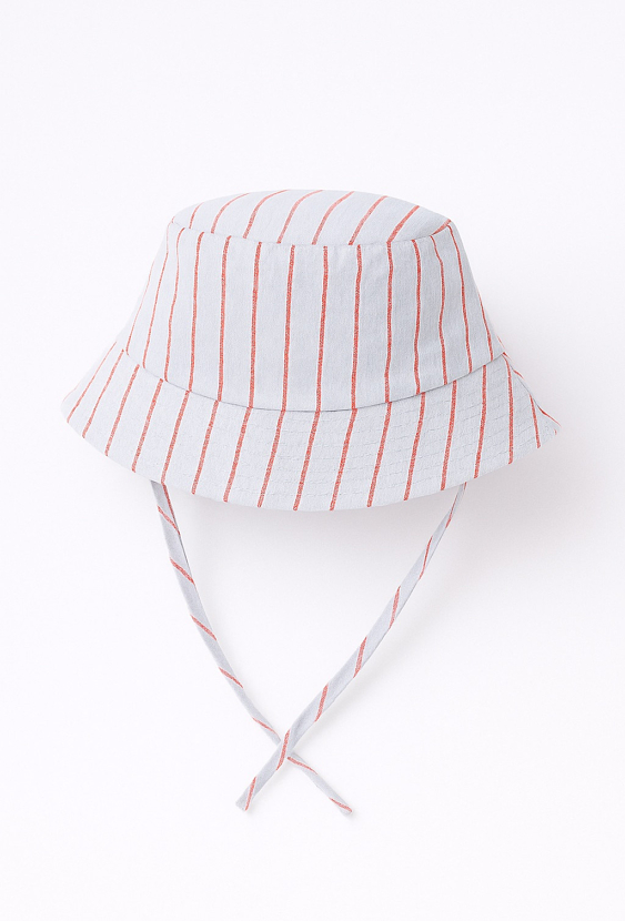 Czapeczka niemowlęca w paski