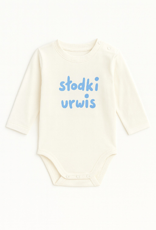 Body niemowlęce z długim rękawem „Słodki urwis”