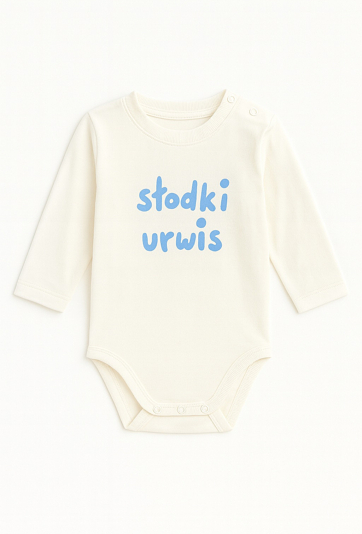 Body niemowlęce z długim rękawem „Słodki urwis”