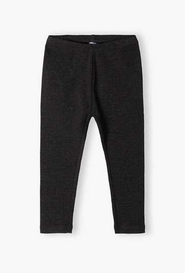 Grafitowe leginsy niemowlęce w prążki - 5.10.15.