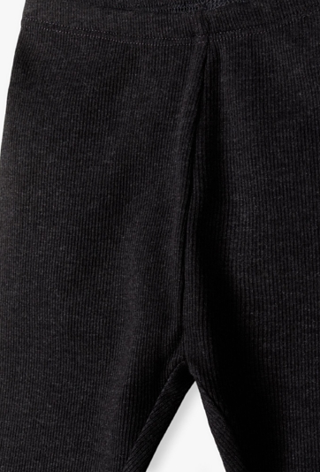 Grafitowe leginsy niemowlęce w prążki - 5.10.15.