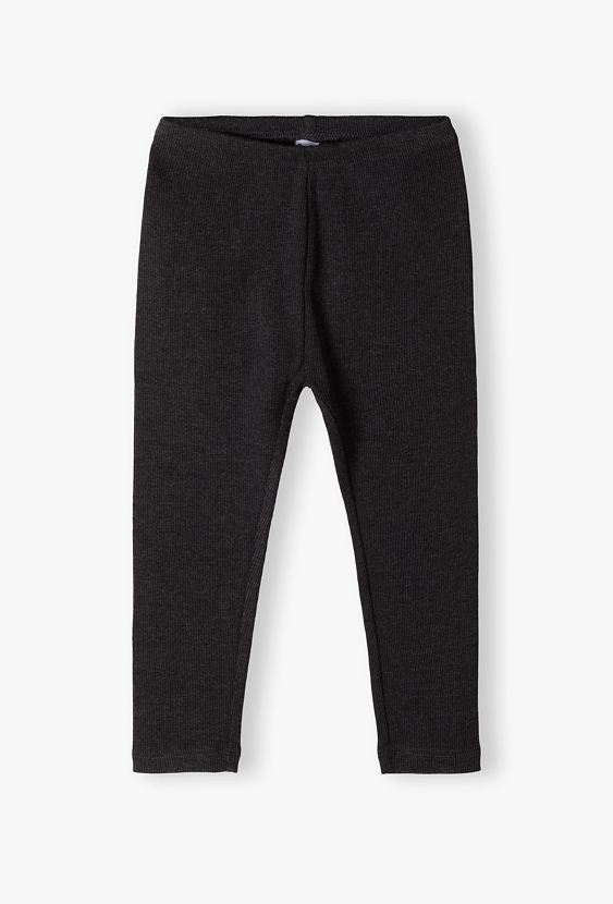 Grafitowe leginsy niemowlęce w prążki - 5.10.15.