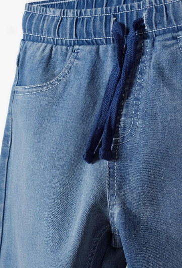 Granatowe klasyczne spodnie slim fit dla chłopca