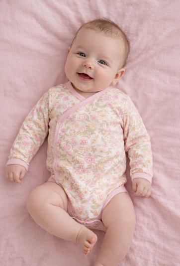 Kopertowe body niemowlęce