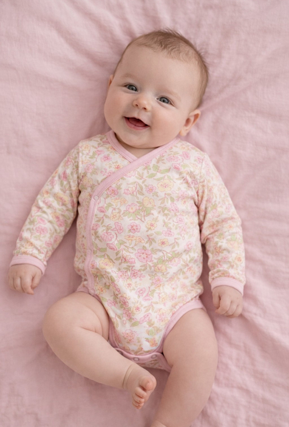 Kopertowe body niemowlęce