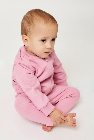 Różowa, rozpinana bluza dresowa dla niemowlaka - 5.10.15.