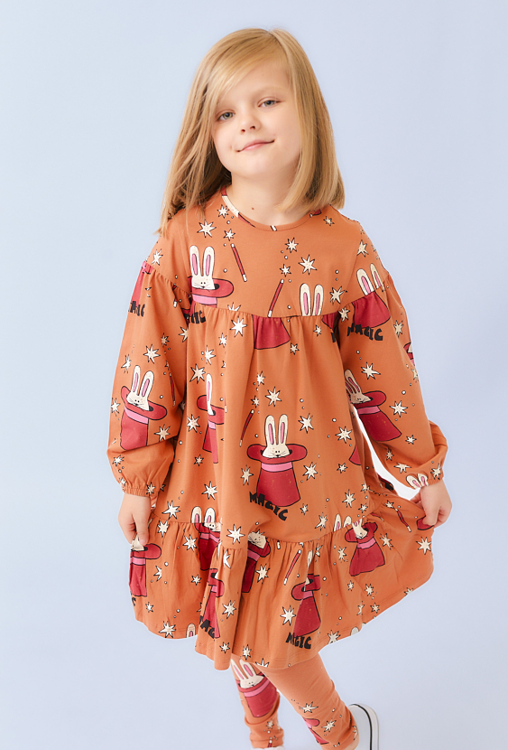 Sukienka dziewczęca z printem – Limited Edition