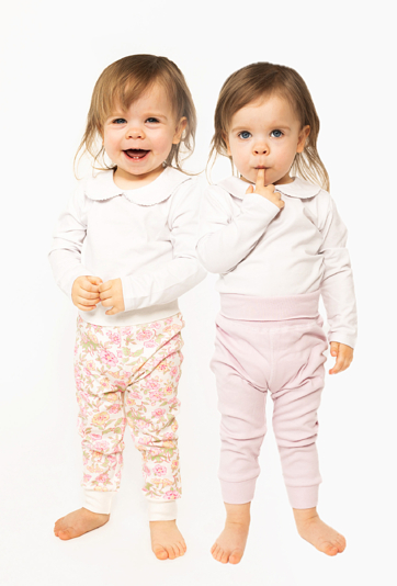 Bawełniane półśpiochy niemowlęce -  2-pak