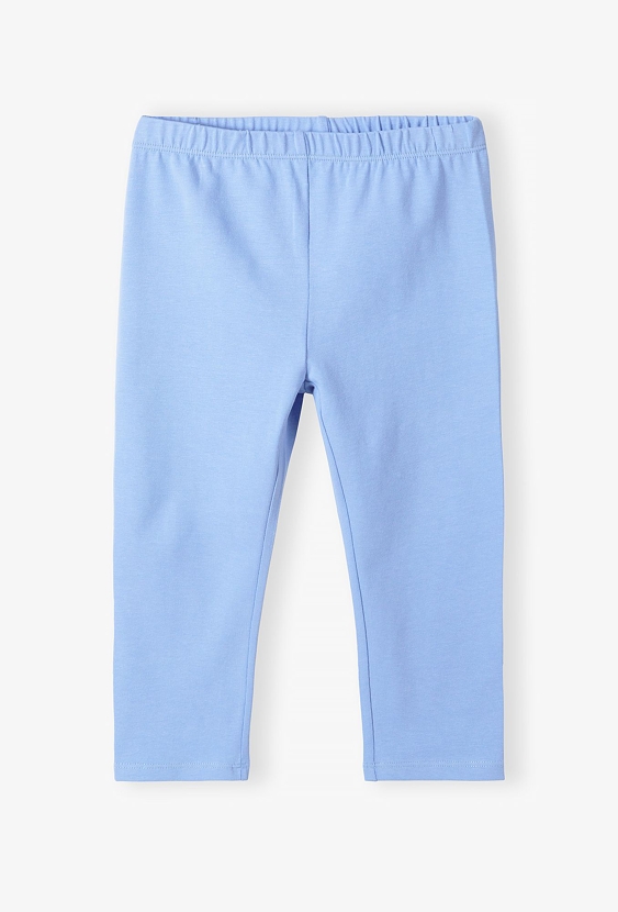 Niebieskie leginsy dziewczęce 3/4 - 5.10.15.