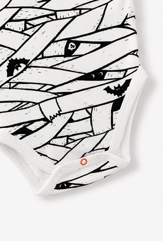 Body chłopięce z długim rękawem z motywem mumii Halloween