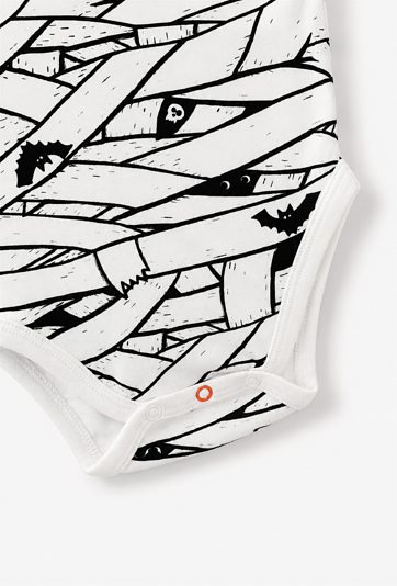 Body chłopięce z długim rękawem z motywem mumii Halloween