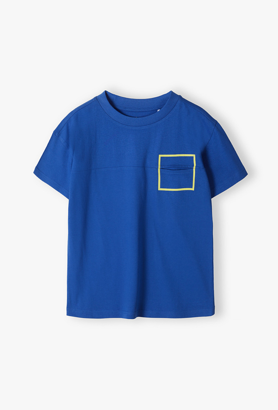 T-shirt chłopięcy z kieszonką
