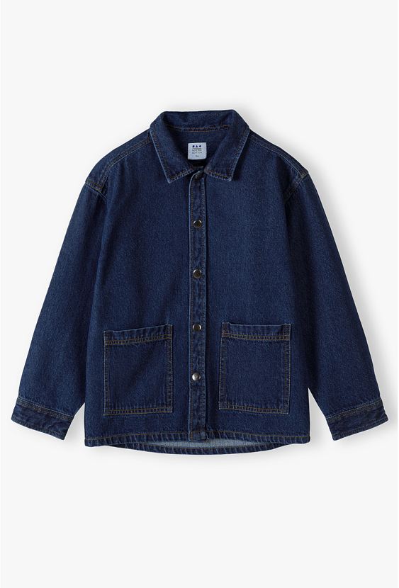 Jeansowa koszula chłopięca