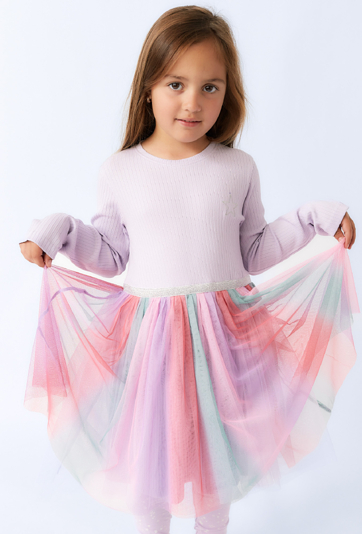 Sukienka dziewczęca z tiulem