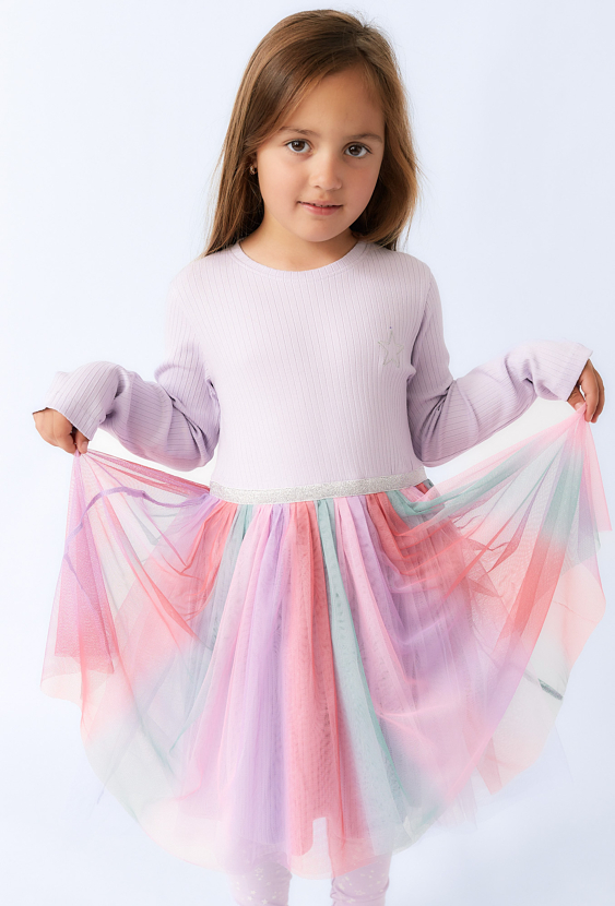 Sukienka dziewczęca z tiulem