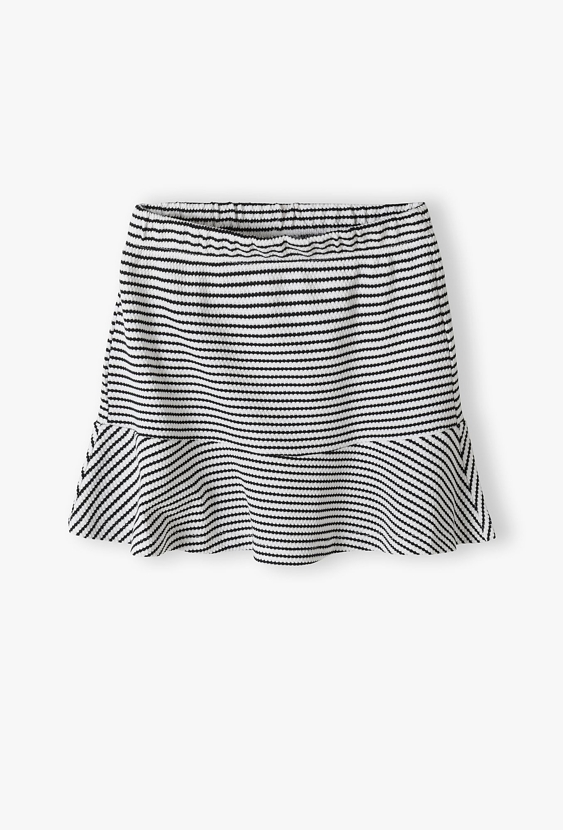 Elegancka spódnica dziewczęca z ozdobną falbanką