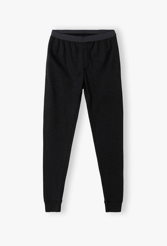 Czarne spodnie blieliżniane chłopięce