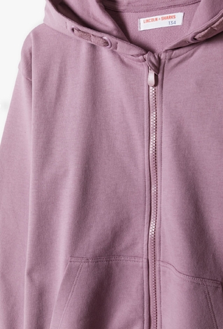 Rozpinana bluza z kapturem