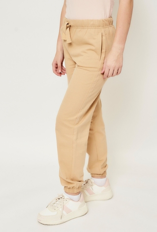 Żółte spodnie dresowe dla dziewczynki