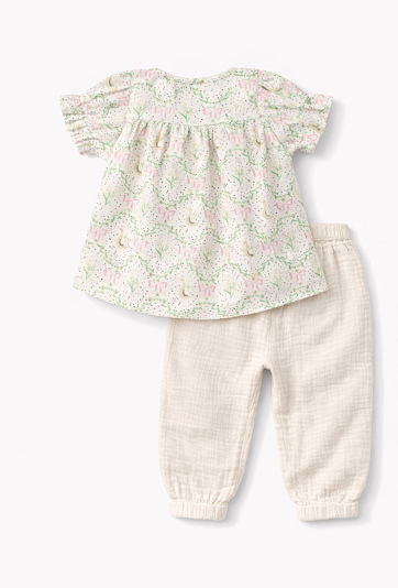 Komplet niemowlęcy dla dziewczynki