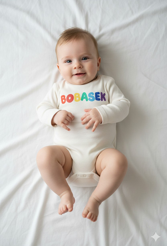 Body niemowlęce z długim rękawem