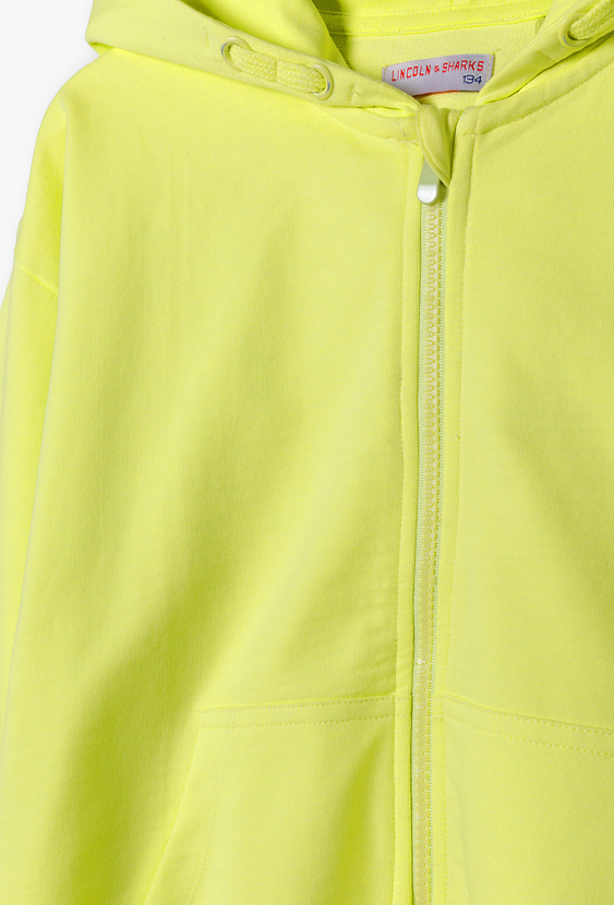 Bluza rozpinana z kapturem dla chłopca