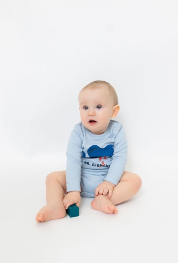 Body niemowlęce z długim rękawem