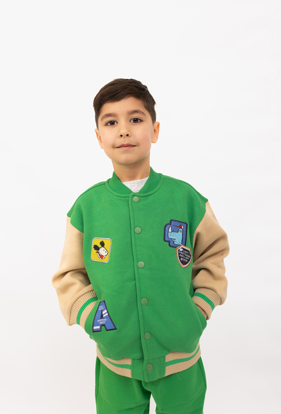 Bomberka chłopięca na napy z naszywkami