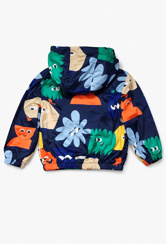 Kurtka przejściowa chłopięca z kapturem