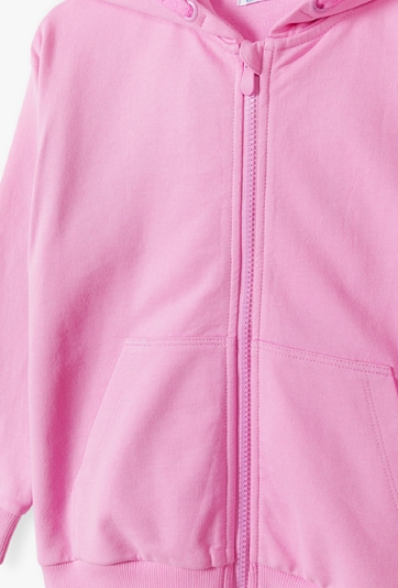 Różowa bluza dresowa dla dziewczynki - 5.10.15.