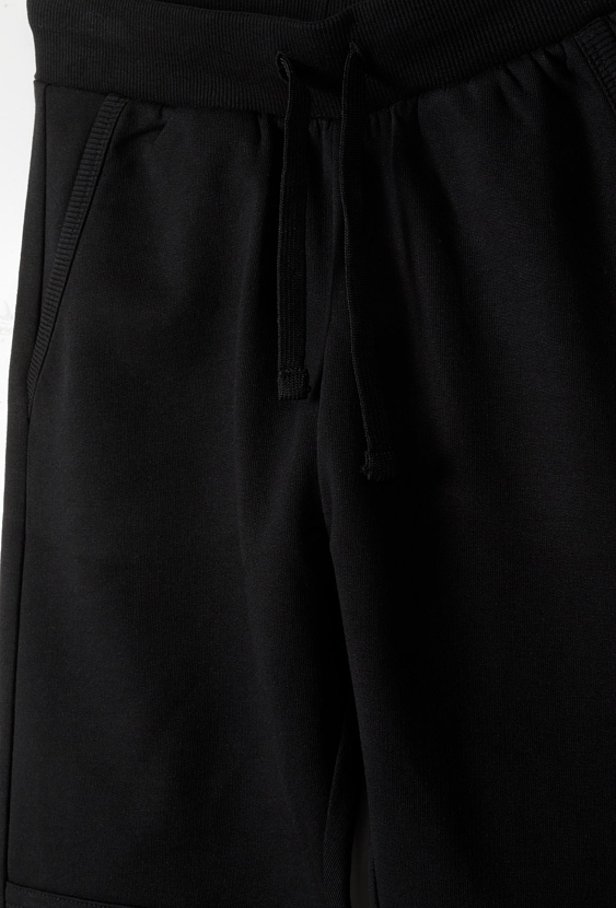 Czarne dresowe spodnie dla chłopca - Lincoln&Sharks