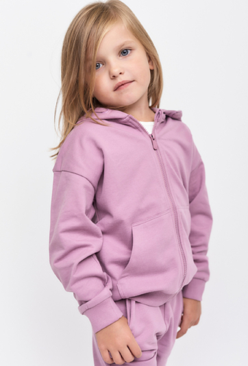 Fioletowa bluza dresowa z kapturem - 5.10.15.