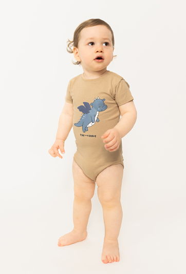 Body z krótkim rękawem i nadrukiem