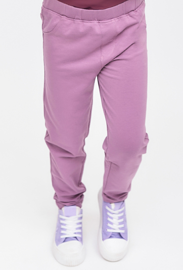 Spodnie dziewczęce - tregginsy - fioletowe - 5.10.15.