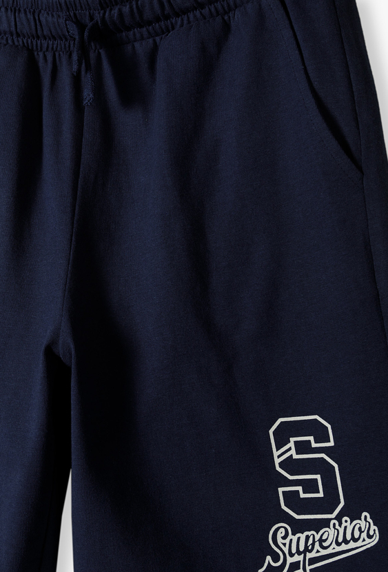 Szorty dresowe chłopięce z nadrukiem SUPERIOR