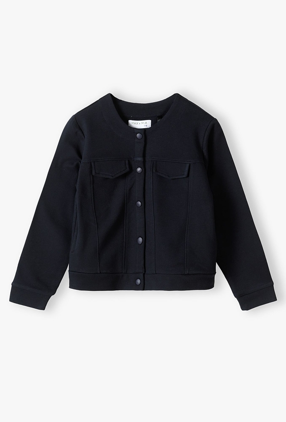 Bluza dzianinowa - granatowa - Max&Mia