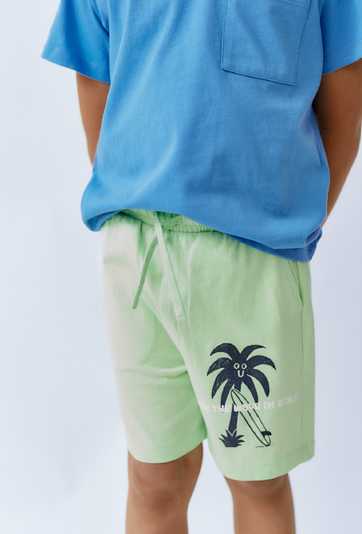 Chłopięce szorty jasnozielone